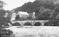 Bridge, The River Dee c.1935, Carrog