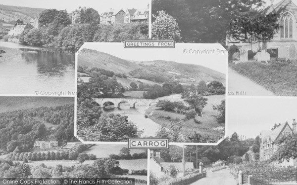 Photo of Carrog, Composite c.1955