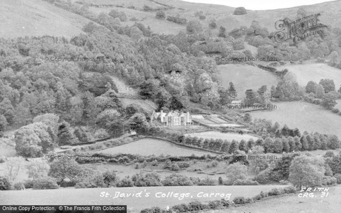 Photo of Carrog, St David's College c.1955