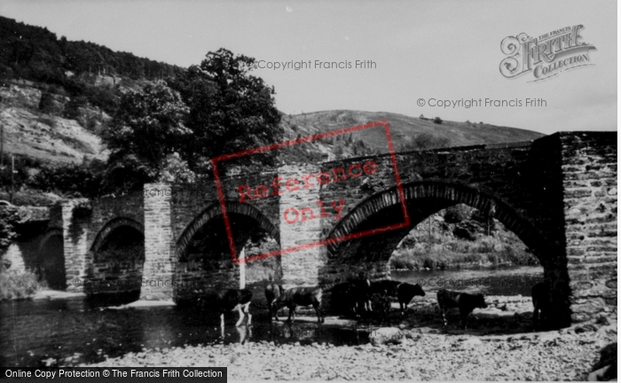 Photo of Carrog, The Bridge c.1960