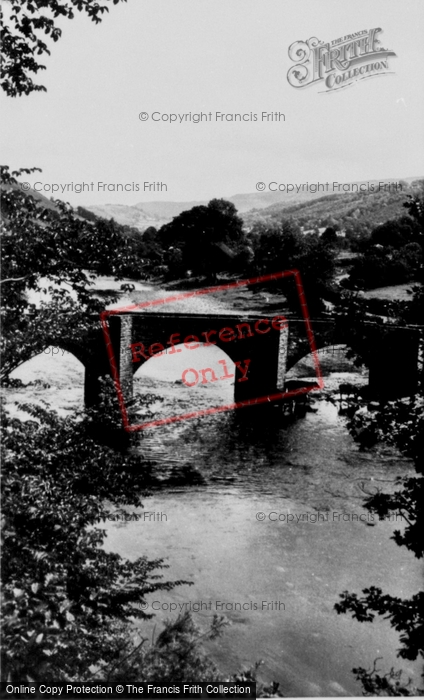Photo of Carrog, The Bridge c.1960