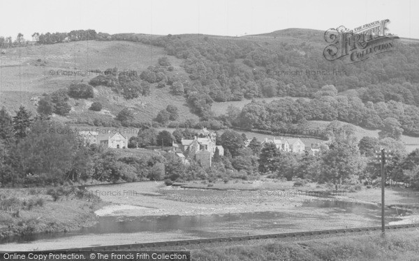 Photo of Carrog, The River And Village c.1950