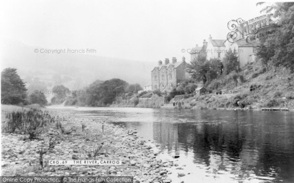 Photo of Carrog, The River c.1960