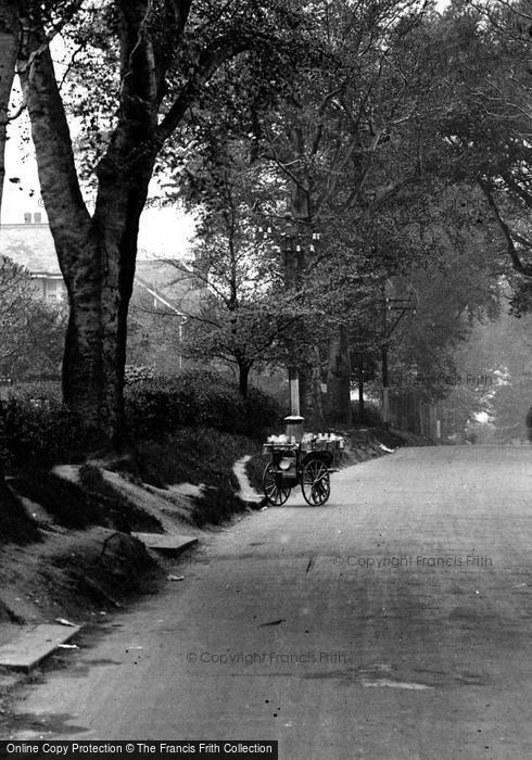 Photo of Carshalton, A Milk Cart In Beeches Avenue 1928