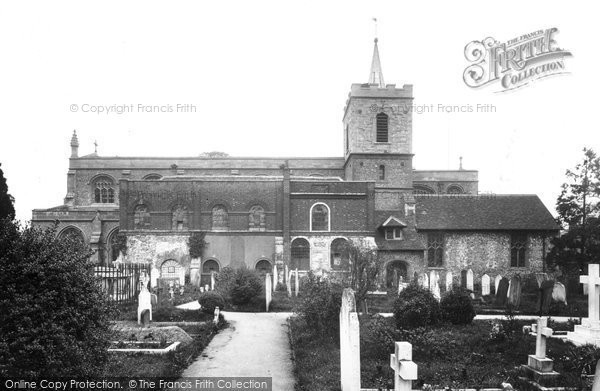 Photo of Carshalton, All Saints Church 1928