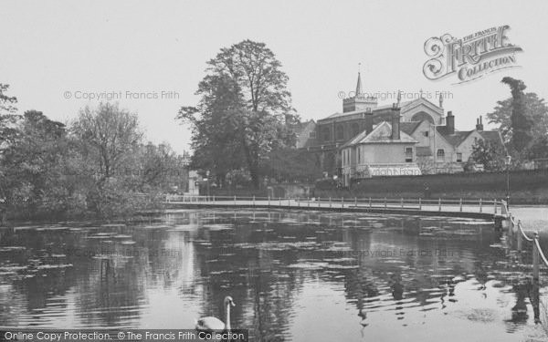 Photo of Carshalton, All Saints Parish Church And Pond 1928