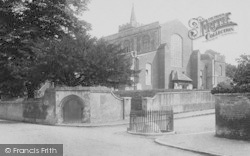 Church And Anne Boleyn's Well c.1895, Carshalton