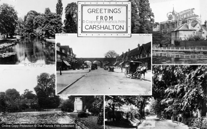 Photo of Carshalton, Composite c.1955