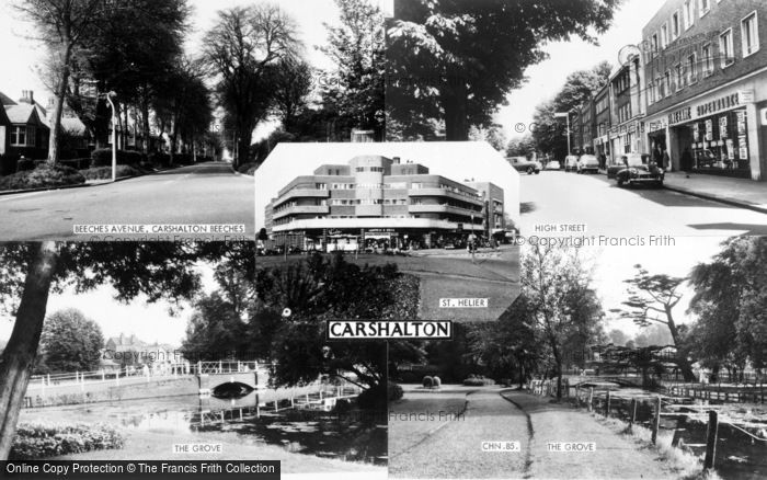 Photo of Carshalton, Composite c.1960