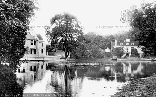 Photo of Carshalton, Pond From The Bridge 1896