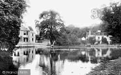 Pond From The Bridge 1896, Carshalton