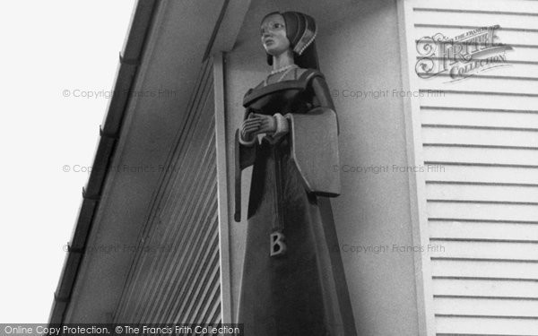 Photo of Carshalton, Statue Of Anne Boleyn c.1965