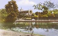 The Lake And Church c.1965, Carshalton