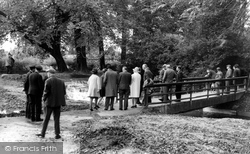 The Opening Of The New Waterfall c.1965, Carshalton
