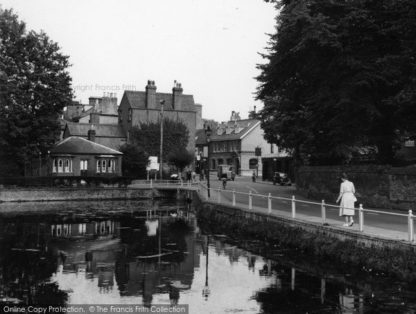 Photo of Carshalton, The Pond c.1955