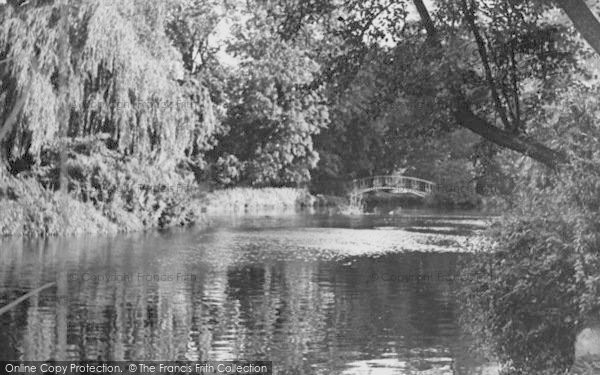 Photo of Carshalton, The River, Morden Hall Grounds c.1955