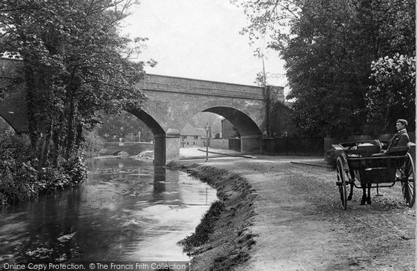 Photo of Carshalton, The Wandle, Mill Lane 1895