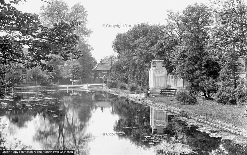 Carshalton, the War Memorial and Pond 1928