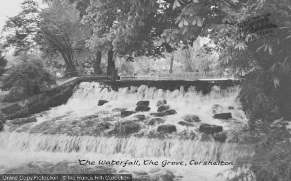 Photo of Carshalton, The Waterfall, The Grove c.1960