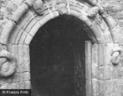 Carved Heads Over Main Door Arch 1951, Carsluith