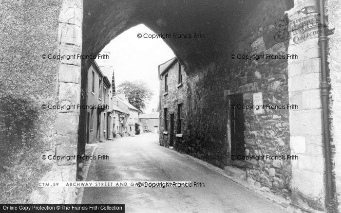 Photo of Cartmel, Archway Street And Gatehouse c.1960