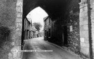Archway Street And Gatehouse c.1960, Cartmel