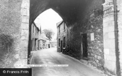 Archway Street And Gatehouse c.1960, Cartmel
