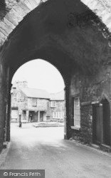 Archway Street And Gatehouse c.1960, Cartmel