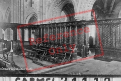 Church, Choir Stall 1888, Cartmel