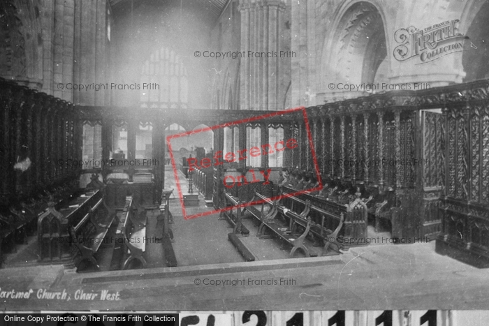Photo of Cartmel, Church, Choir West 1888