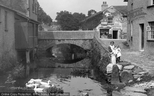 Photo of Cartmel, Ducks On The Beck 1914