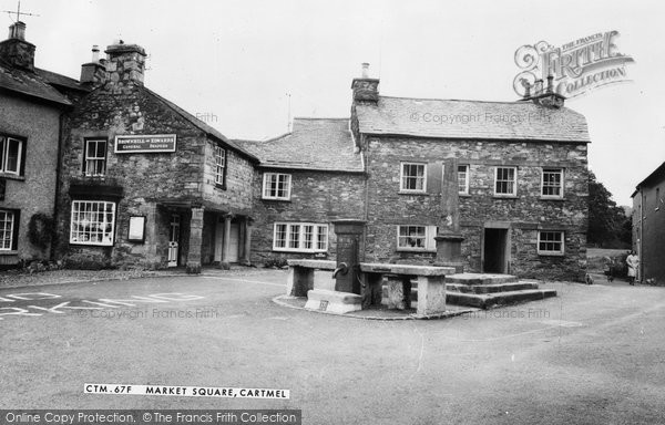 Photo of Cartmel, Market Square c.1960