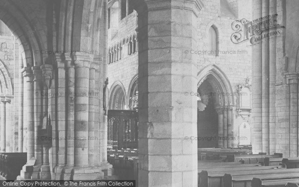 Photo of Cartmel, Priory Church, Across Nave 1894