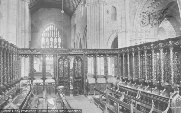 Photo of Cartmel, Priory Church, Choir West 1894