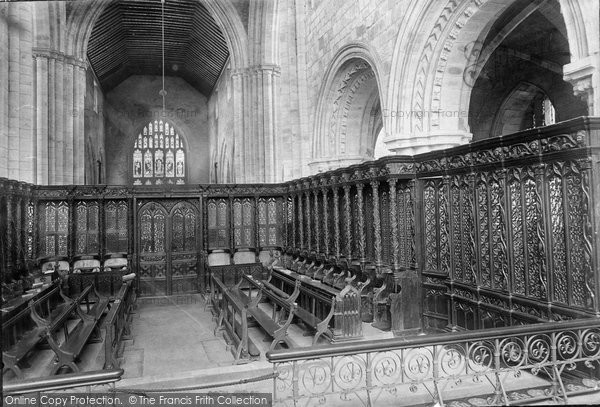 Photo of Cartmel, Priory Church, The Screen 1894