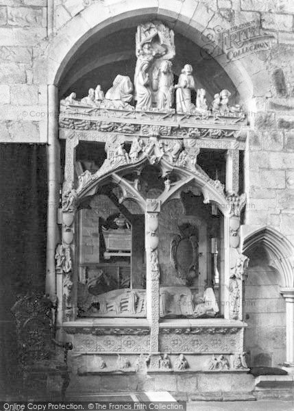 Photo of Cartmel, Priory, Harrington Tomb 1912