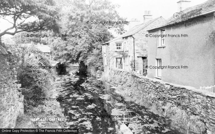 Photo of Cartmel, The Beck c.1955