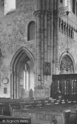 The Priory Church, Across Stalls 1912, Cartmel