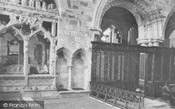 The Priory Church, Choir And Harrington Tomb 1912, Cartmel