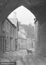 View Through Priory Gateway 1912, Cartmel