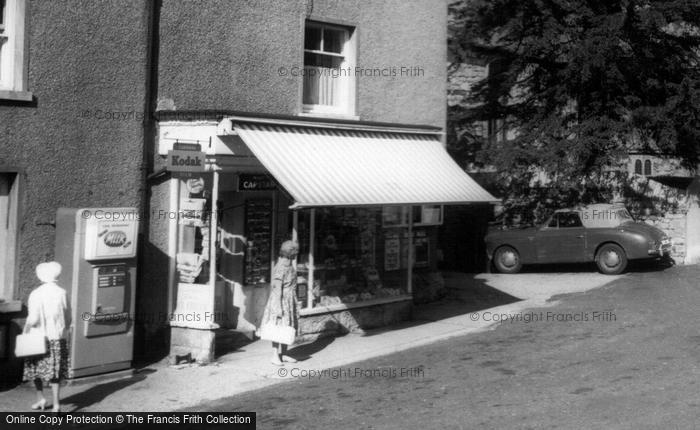 Photo of Cartmel, Village Shop c.1965