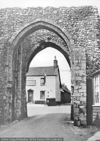 Photo of Castle Acre, The Bailey Gate c.1955