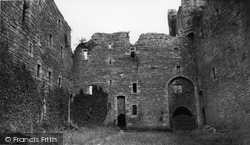 Bolton Castle Courtyard c.1955, Castle Bolton
