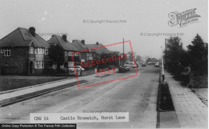 Photo of Castle Bromwich, Hurst Lane c.1965