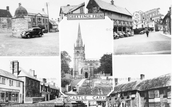 Photo of Castle Cary, Composite c.1955