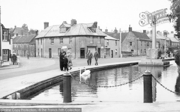 Photo of Castle Cary, The Horse Pond c.1955