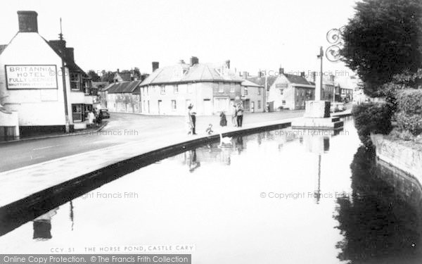 Photo of Castle Cary, The Horse Pond c.1960