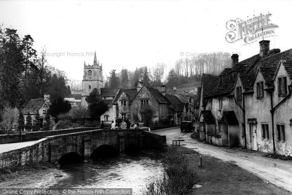 Photo of Castle Combe, c.1955