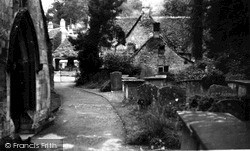 Church Path c.1955, Castle Combe
