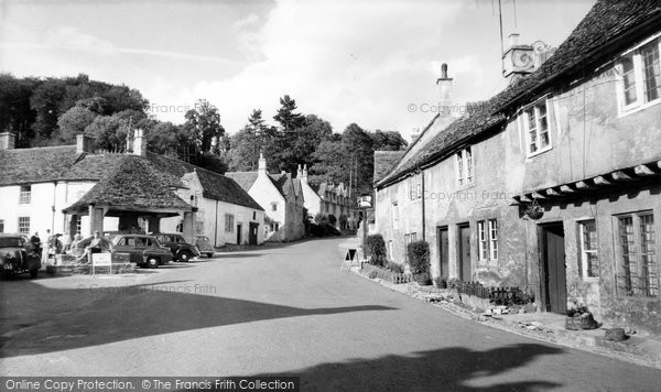 Photo of Castle Combe, Market Cross c.1955